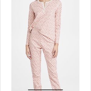 Roberta Roller Rabbit Women’s Pajamas in Quilted Hearts (Size L)